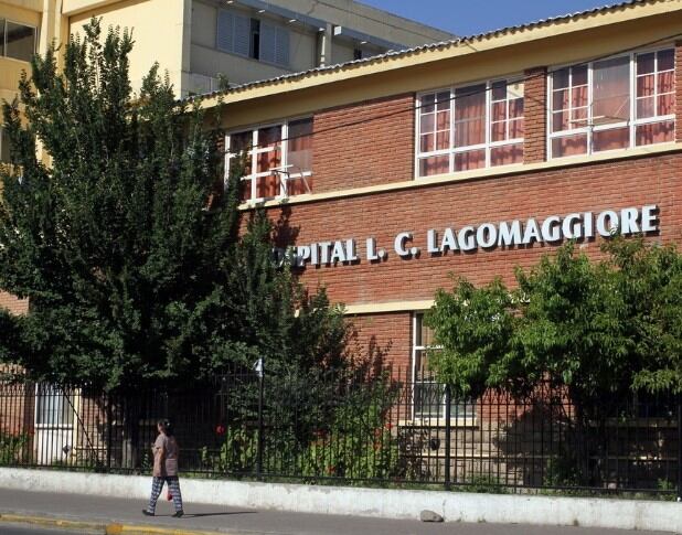 Hospital Lagomaggiore donde Enzo Bogado falleció en la tarde de este viernes.