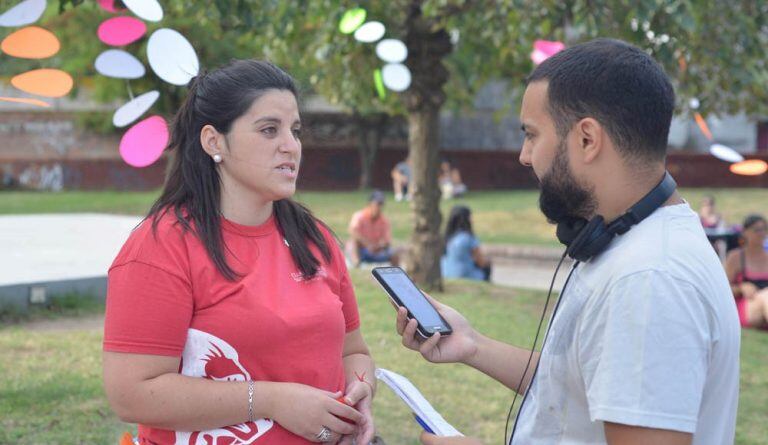 Tamara, la presidenta del Club, en diálogo con Vía Santa Rosa (Vía Santa Rosa)