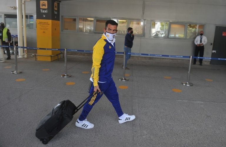 Boca viajó a Medellín sin Miguel Ángel Russo. (Foto Clarín)