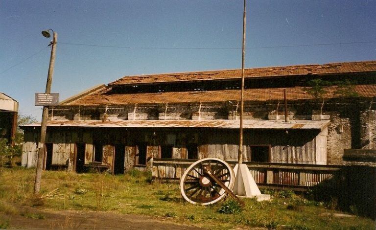 Estación  de tren Tres Arroyos años 90 (foto: archivo personal Andrés Errea)