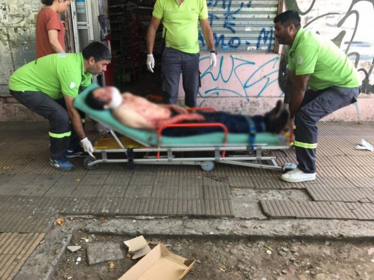 Robo en un supermercado chino de La Plata.