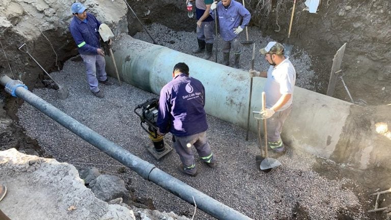 Reparación del Acueducto Río Grande etapa final San Luis