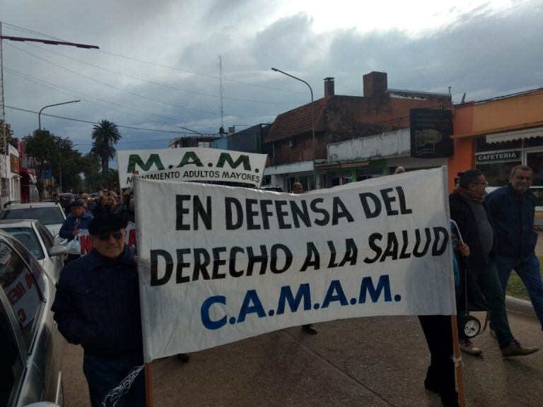 Marcha del CAMAM
Crédito: Vía Gchú