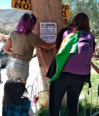 La campaña, en las calles donde se vive el carnaval.