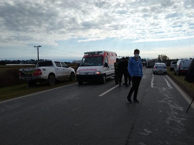 El siniestro ocurrió en las afueras de San Justo. (LT9)