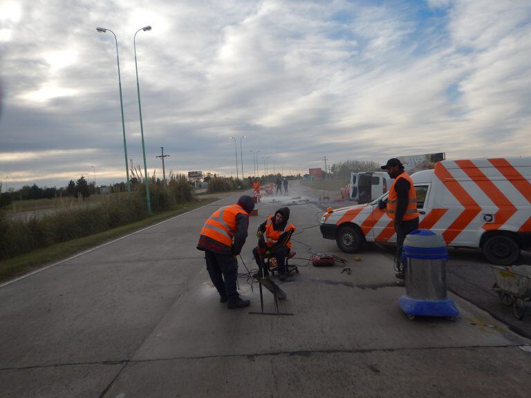 Los trabajos tienen como objetivo mejorar las condiciones a las que está expuesta la calzada.