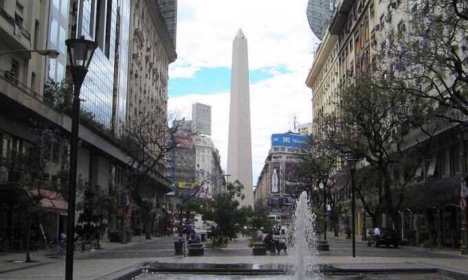 Cielo parcialmente nublado en Buenos Aires