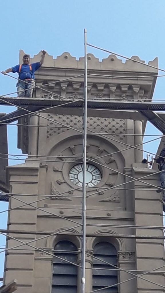 Más de 300 piezas de la parroquia La Merced fueron realizadas manualmente por un villamercedino