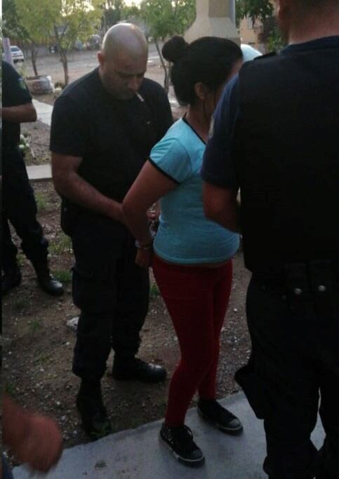 La mujer fue detenida.