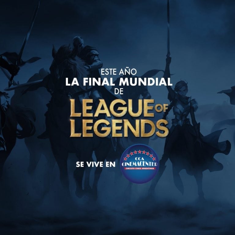 Flyer League of Legends en el cine (Prensa Cinemacenter)