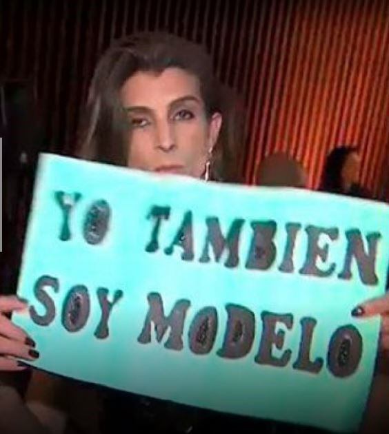 La mujer trans que irrumpió el desfile de Ginebra en la BAFWeek (Web)