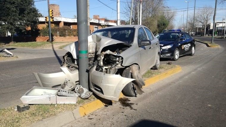 El accidente ocurrió este domingo por la mañana en zona oeste (El Tres)