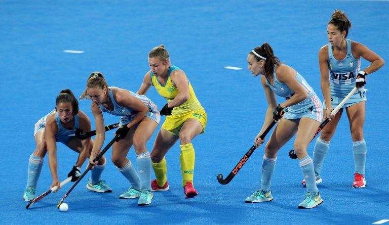 Las Leonas perdieron ante Australia y se quedaron afuera del Mundial. Foto: EFE.