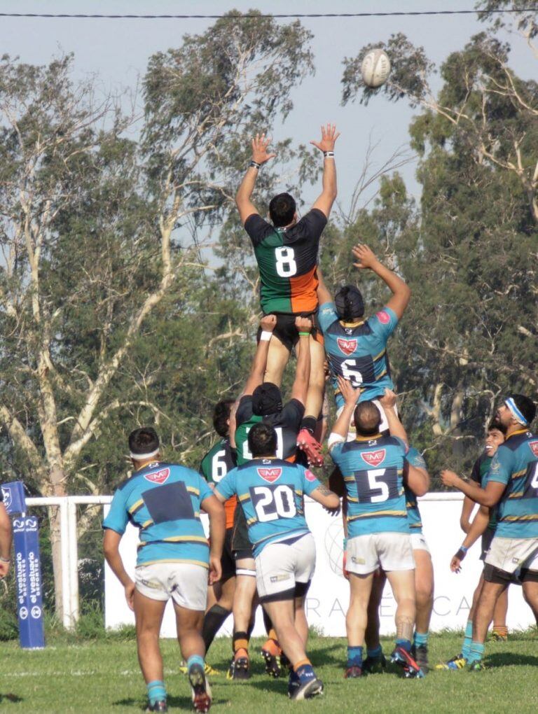 Santiago Rugby frente a Coipú en semifinales. (Foto: Mariana Herrera).