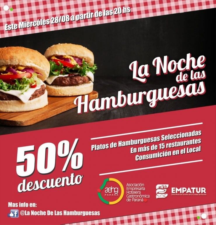 Descuento de hamburguesas