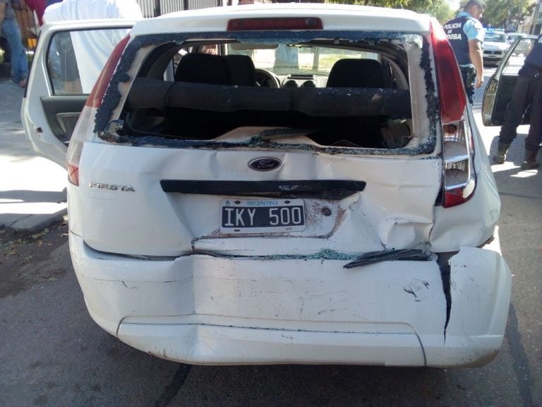 Choque en cadena en Río Cuarto, sin lesionados.