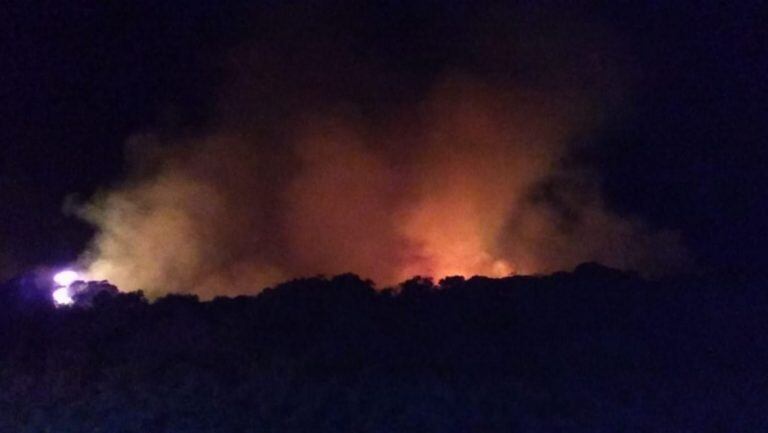 Vecinos de Coyunco prendieron fuego unas ramas y provocaron un incendio