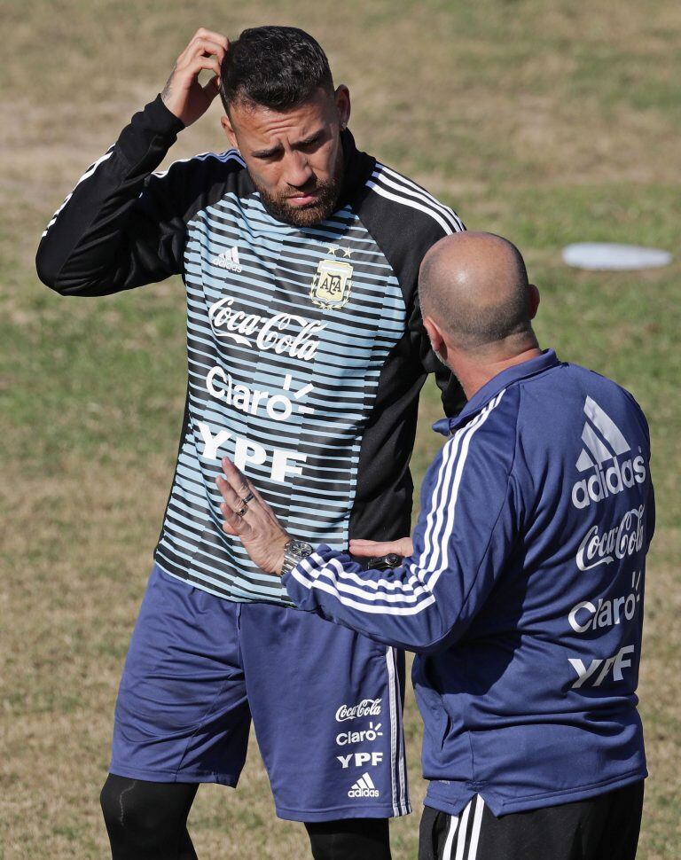 Nicolás entrenó de forma diferenciada