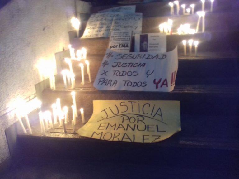 Marcha pidiendo seguridad y justicia por Gonzalo (Vía Rafaela)