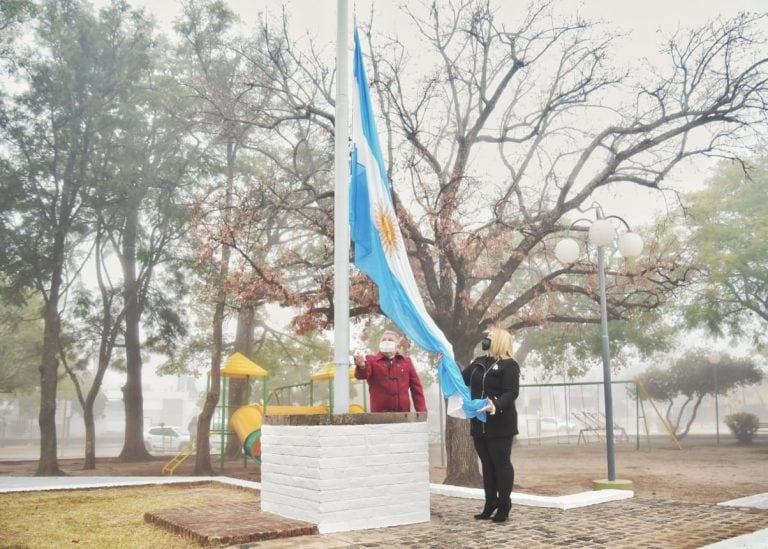 Acto Dia de la Bandera Argentina en Arroyito