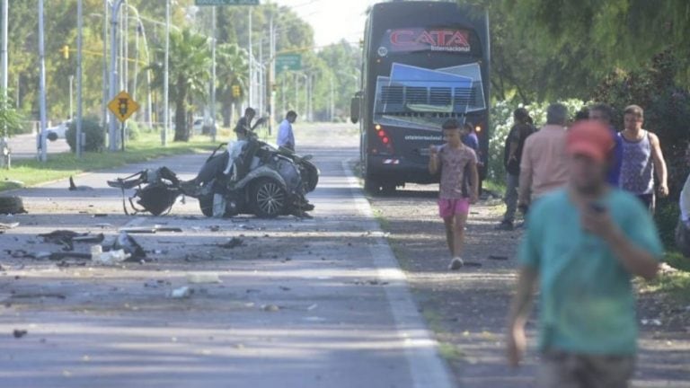 Fatal accidente en acceso Norte entre Pascual Segura y Manuel A. Sáenz