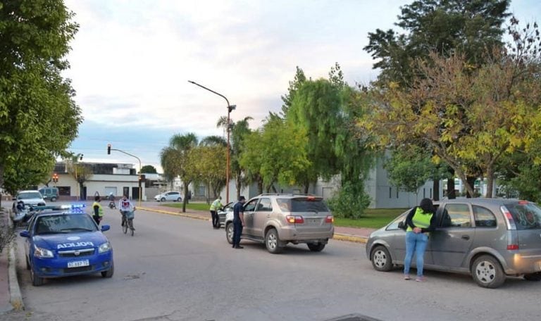 Controles Municipalidad de Arroyito y Policía de la Provincia de Cordoba