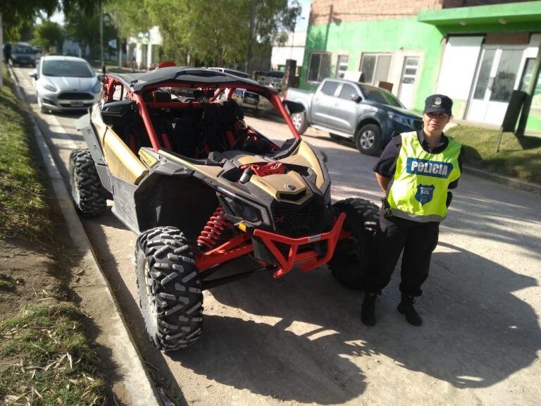 Secuestro de vehículos en operativos policiales