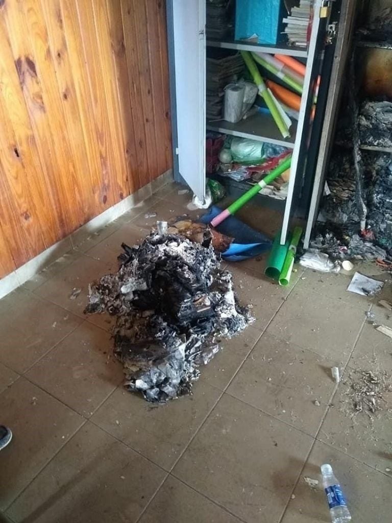 Destruyeron una escuela en Tupungato.