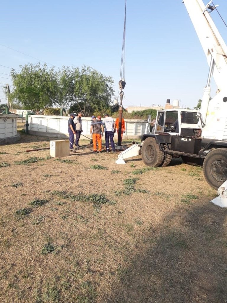 Se quemó una bomba que abastece de agua potable al sector sur de Arroyito