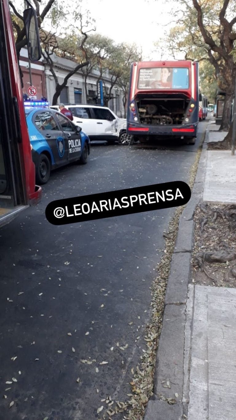 El accidente que sufrió Romina Malaspina. (Twitter: @leoariasprensa)