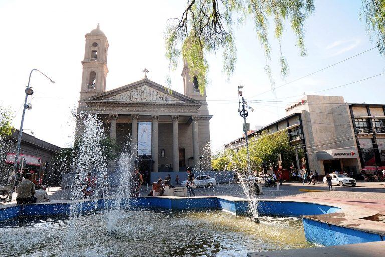 Plaza Pringles en San Luis capital.