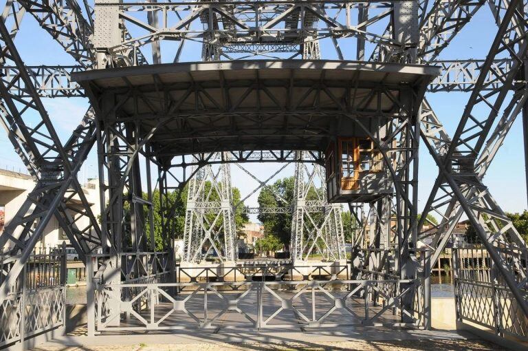 Puente Transbordador de La Boca, Nicolás Avellaneda (Foto: Clarín)