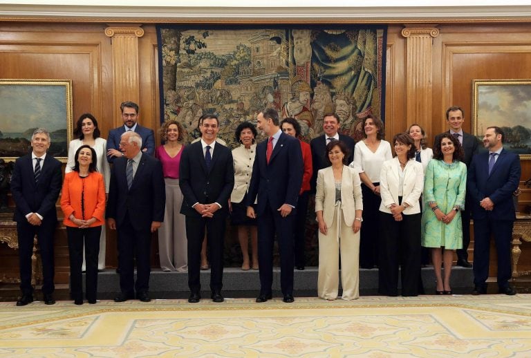 Sánchez y su equipo