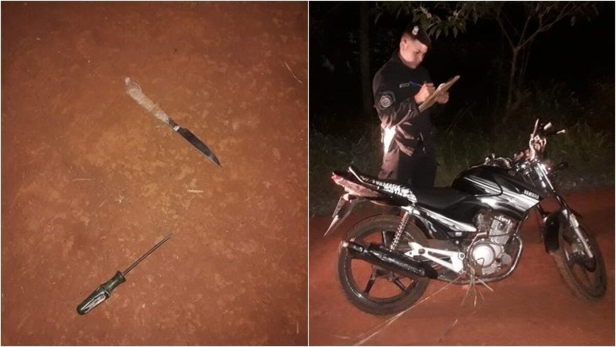 Robó una moto en Eldorado quiso escapar y agredió a Policías
