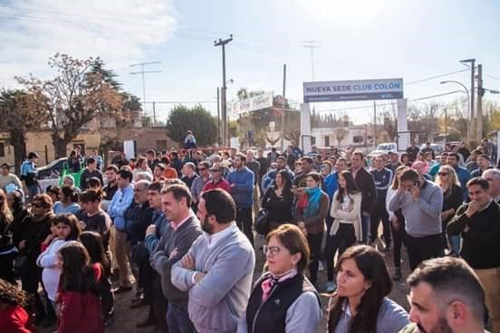 Inauguración de la nueva sede del Club Colón, Alta Gracia.