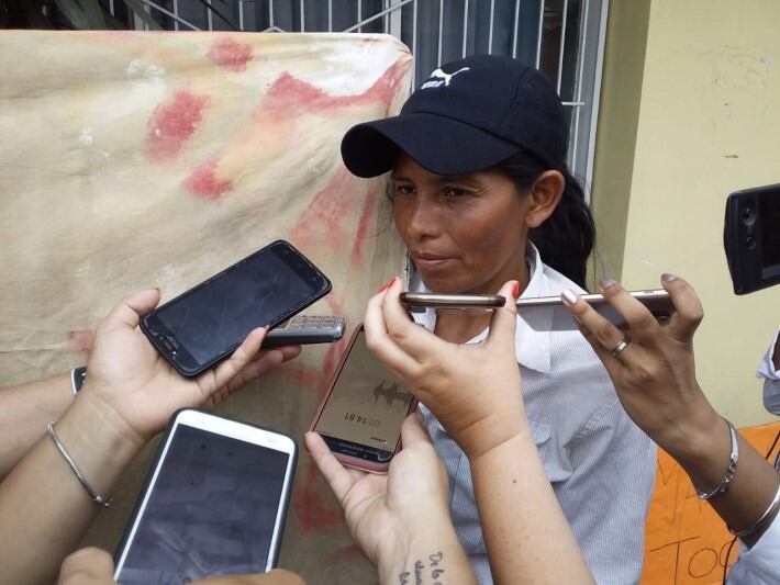 La madre de Ismael, Alejandra Ciriaco reclamó justicia por la muerte de su hijo ante la Fiscalía de Sáenz Peña.