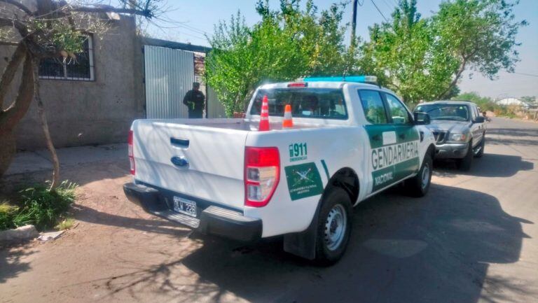 Los uniformados montaron un operativo. Foto: Gendarmería.