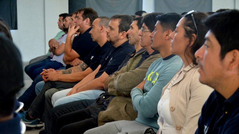 La reunión de delegados de la Unión Obrera Metalúrgica se hizo en el predio de Bella Italia. (Prensa UOM)