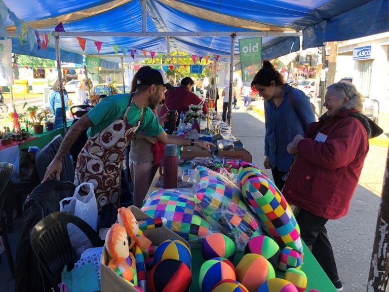 Biomercado en los barrios.