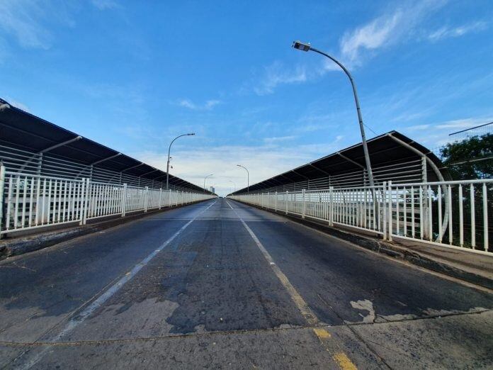 Puente de la Amistad sin tránsito