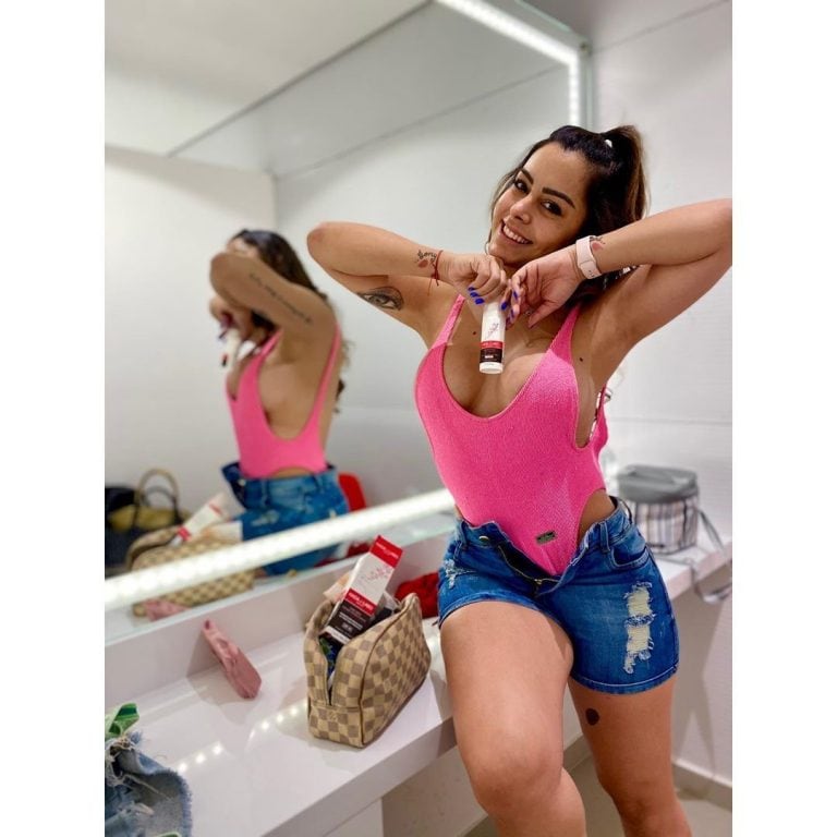 Larissa Riquelme se cuida la piel y da consejos (Instagram)