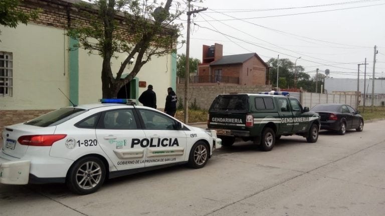 Allanaron un domicilio en Villa Mercedes. Foto: Policía de San Luis