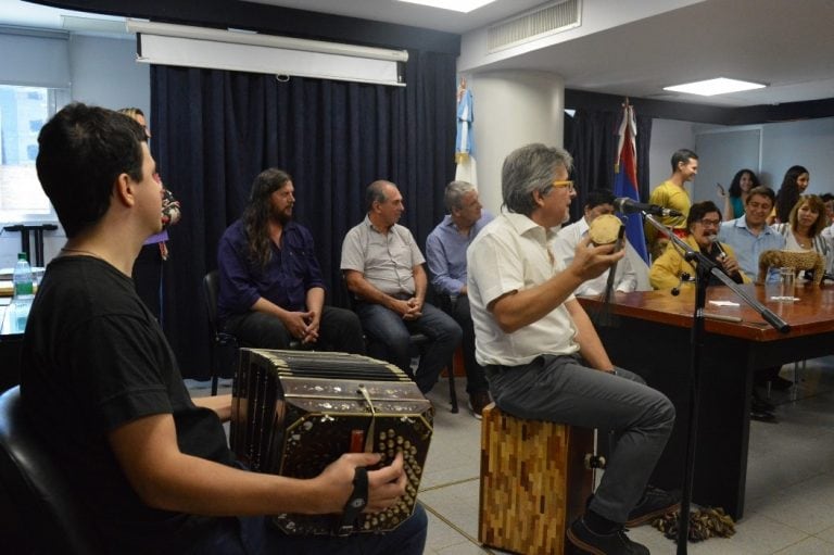 Lanzamiento de la Semana Ramón Ayala 93 años de luz en el SUM de la Cámara este martes 10 de marzo. (MisionesOnline)