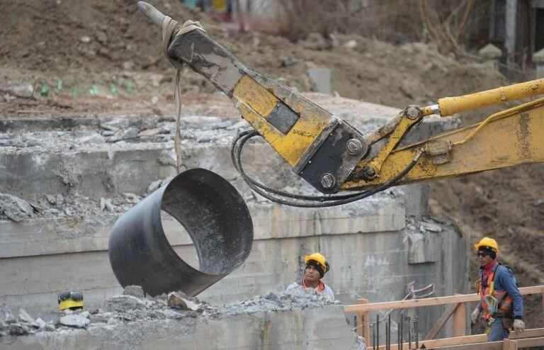 Obras en el Arroyo del Gato para prevenir inundaciones.