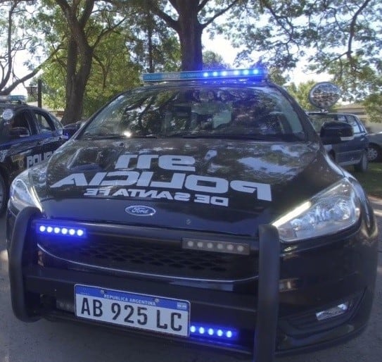 Patrullero inteligente de la policía de Santa Fe. (Mirador del Norte)