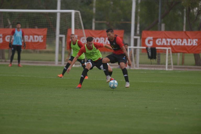 Caruso Lombardi y su primera practica como entrenador de Belgrano en Córdoba.