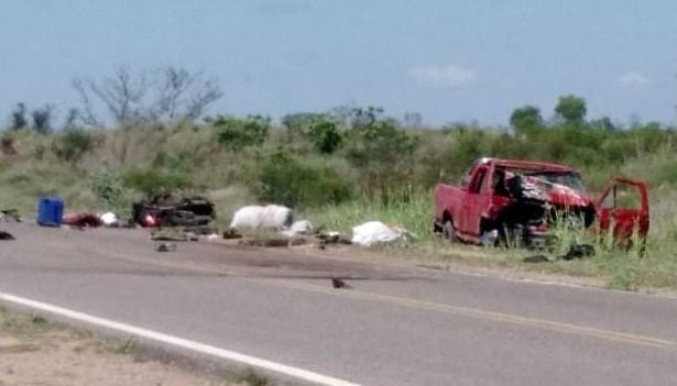 Accidente en El Tunal. (Prensa Policía de Salta)