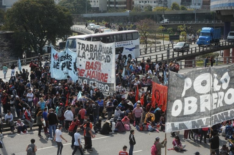 Manifestación en la Ciudad de Buenos Aires. (Guillermo Adami)