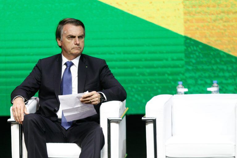 11/06/2019 El presidente de Brasil, Jair Bolsonaro. Foto: Fãbio Vieira/Rua via ZUMA / DPA