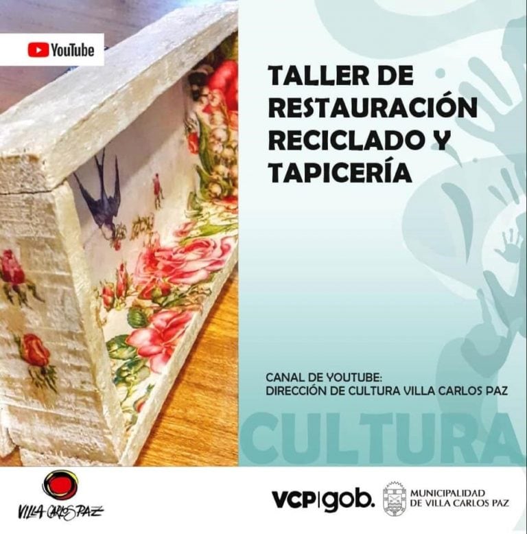 Nuevo taller de "Restauración y reciclado" en Villa Carlos Paz.